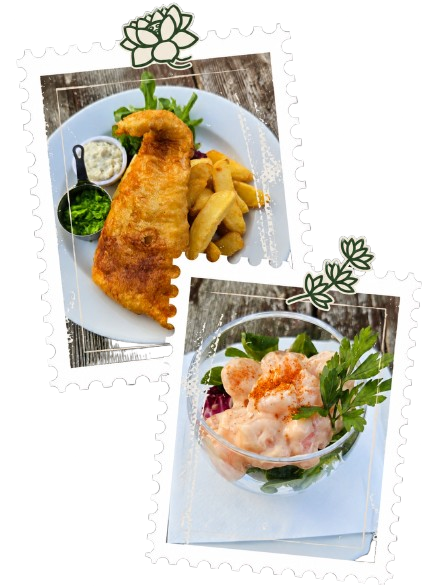 British Cuisine Stamp Showcase