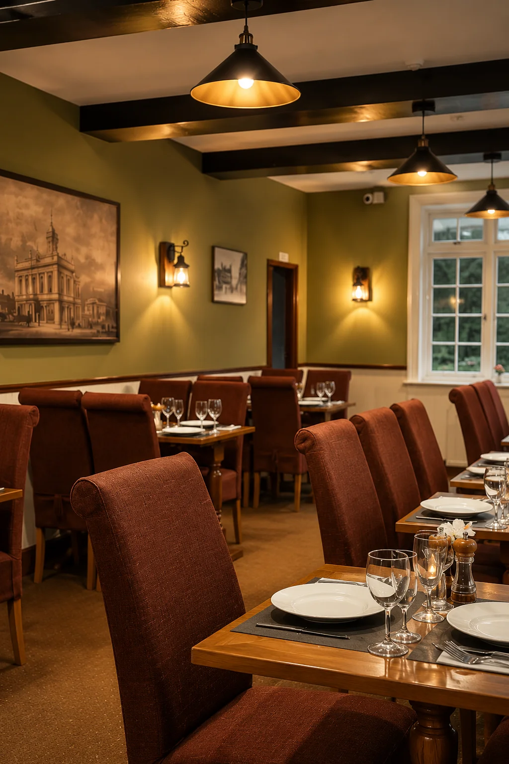 The Sun Inn Dining Room